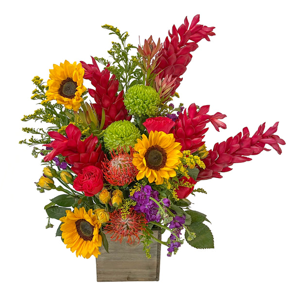 Tropical Waves Flower Arrangement