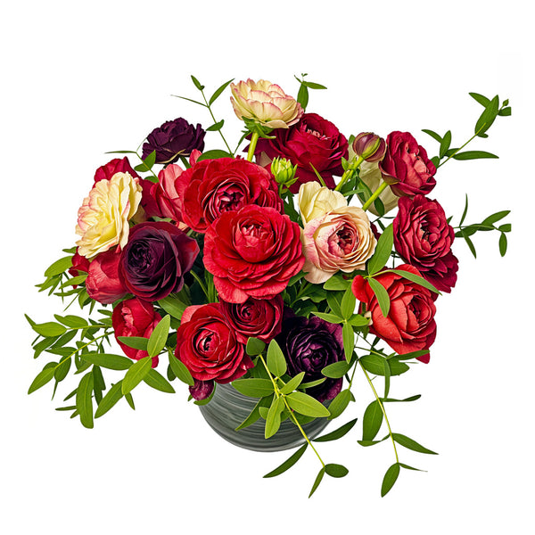 Ranunculus Heart Flower Arrangement