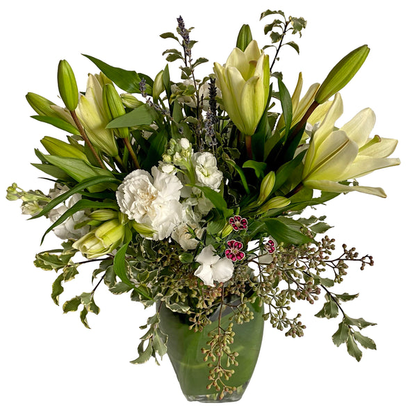 White Blossom Floral Arrangement