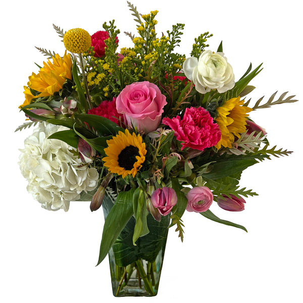 Pink Lemonade Flower Arrangement