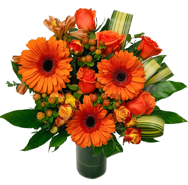 Orange Kiss Flower Arrangement