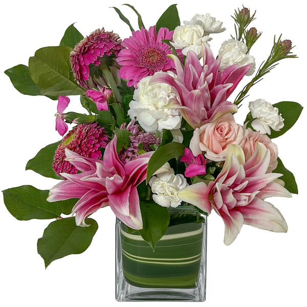 Color Me PINK Flower Arrangement