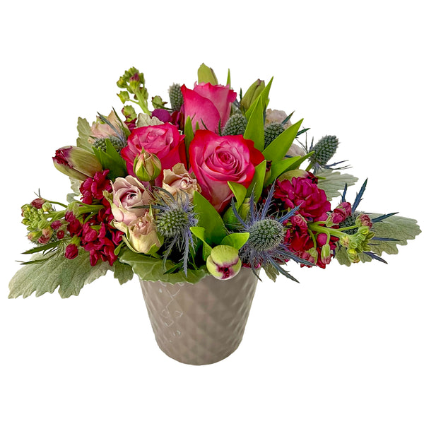 Prickly Purples Flower Arrangement