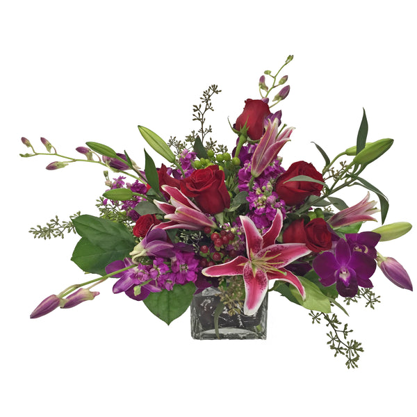 European-Garden Style Mix Flower Arrangement