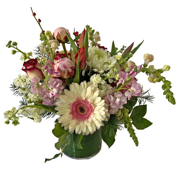 Blush and Innocence Flower Arrangement