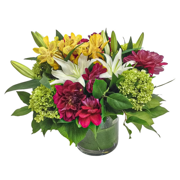 Fire and Ice Floral Arrangement