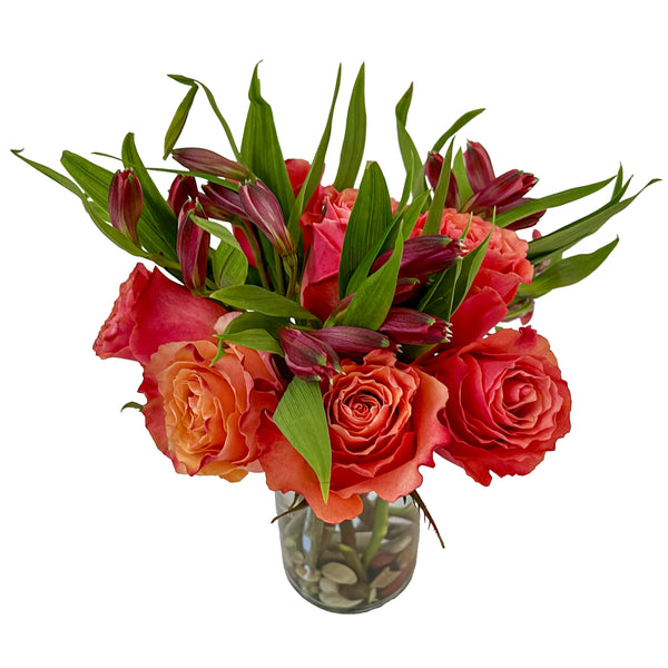 Flaming Flower Arrangement
