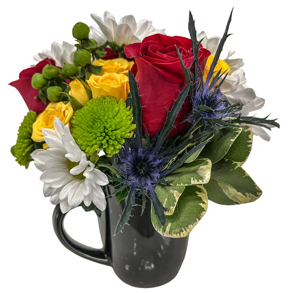 Cup of Joy Flower Arrangement