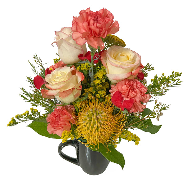 Piping Hot Flower Arrangement