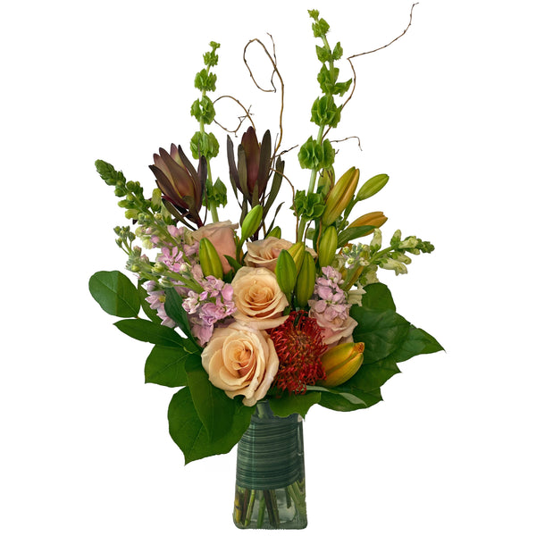 Calorosi Auguri Fiori Arrangement