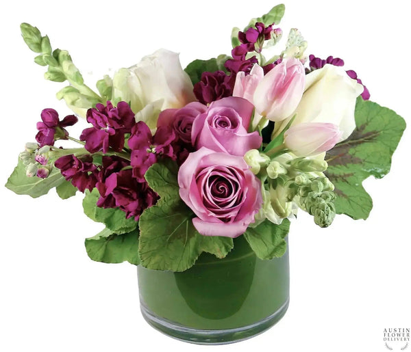 Burgundy Blossoms Arrangement