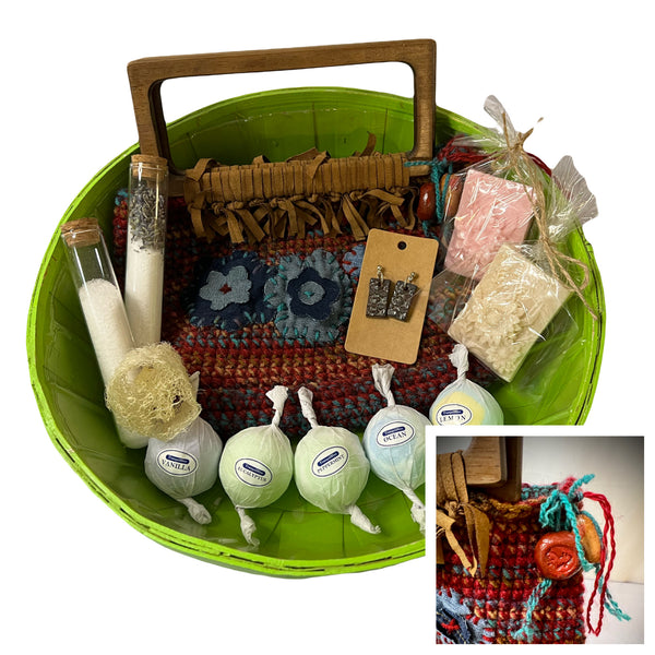 Flower Clutch Gift Basket