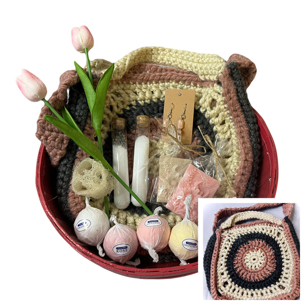 Granny Square Gift Basket