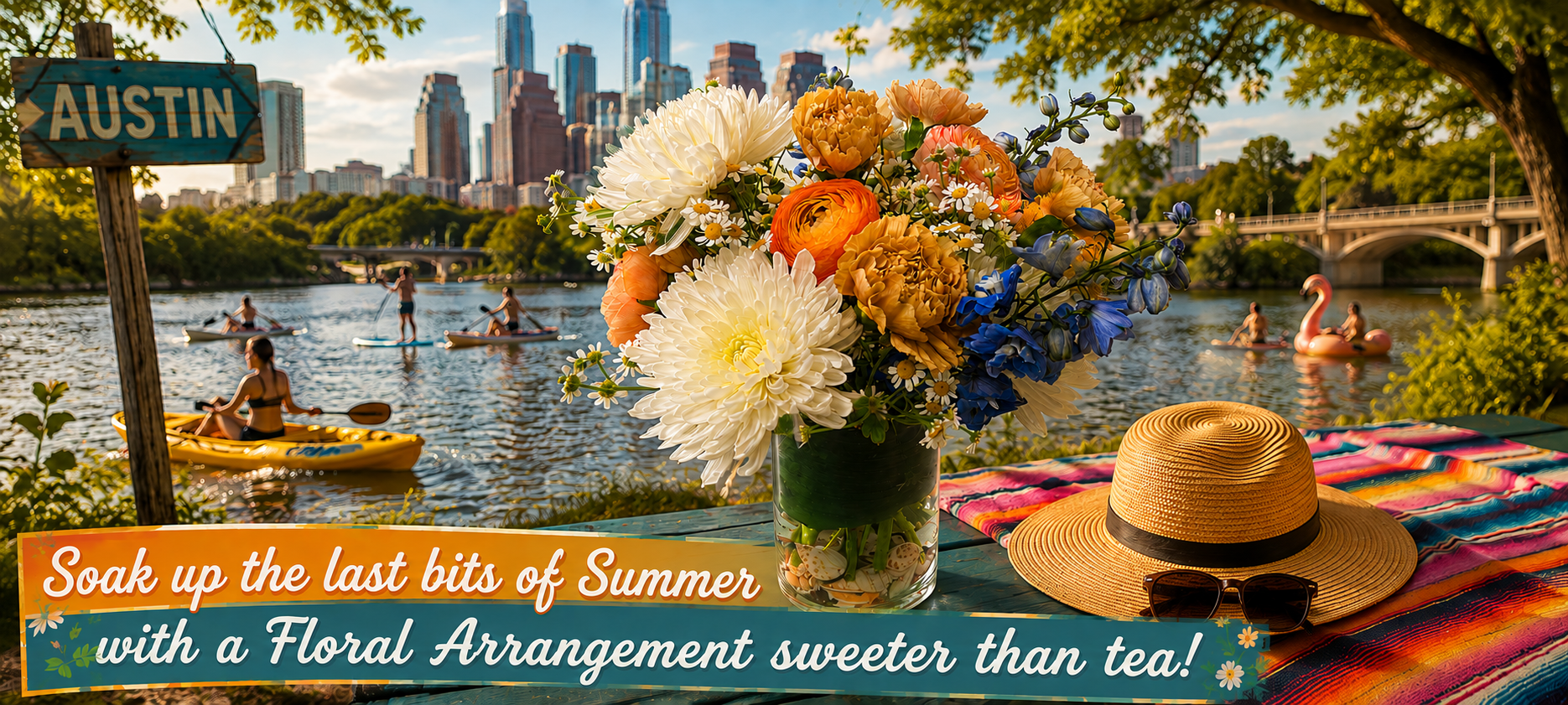 Austin Flower Delivery Summer Flowers