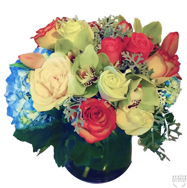 Orange Burst Flower Arrangement