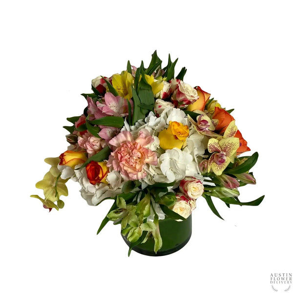 Orchid Cascade Flower Arrangement
