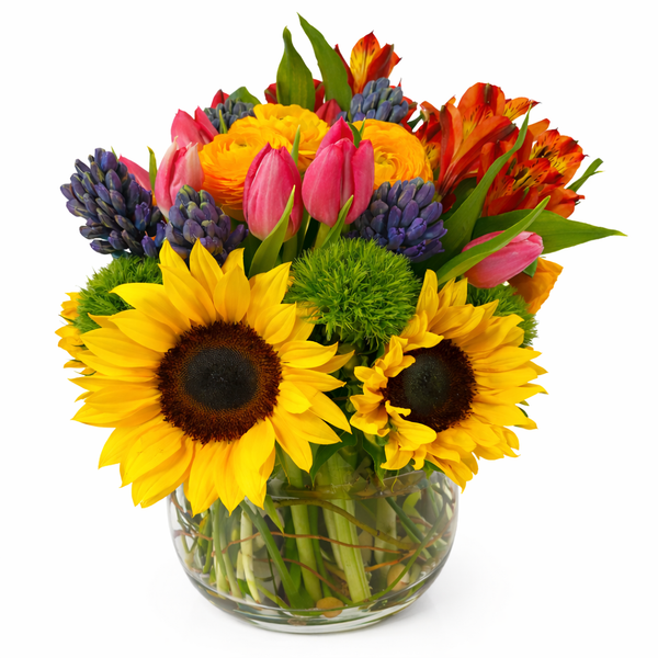 Bright Sunflower Arrangement