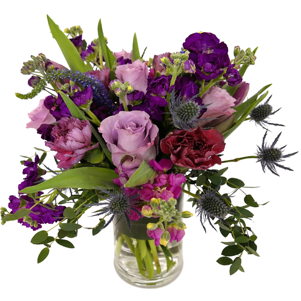 Purple Pop Flower Arrangement