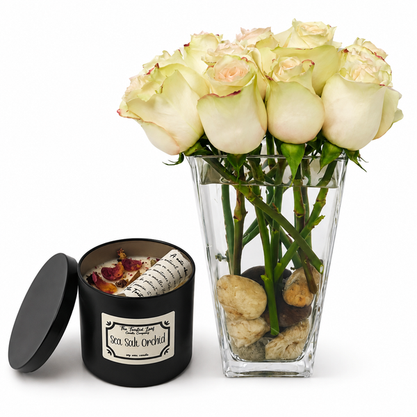 Fauna Fiori Arrangement and Candle