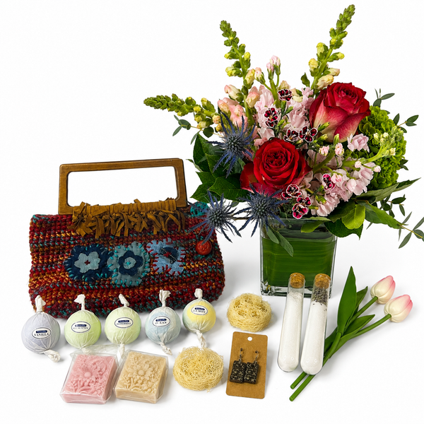 Flower Clutch Gift Set