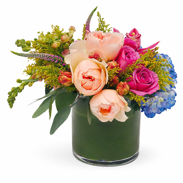 Garden Peach Flower Arrangement