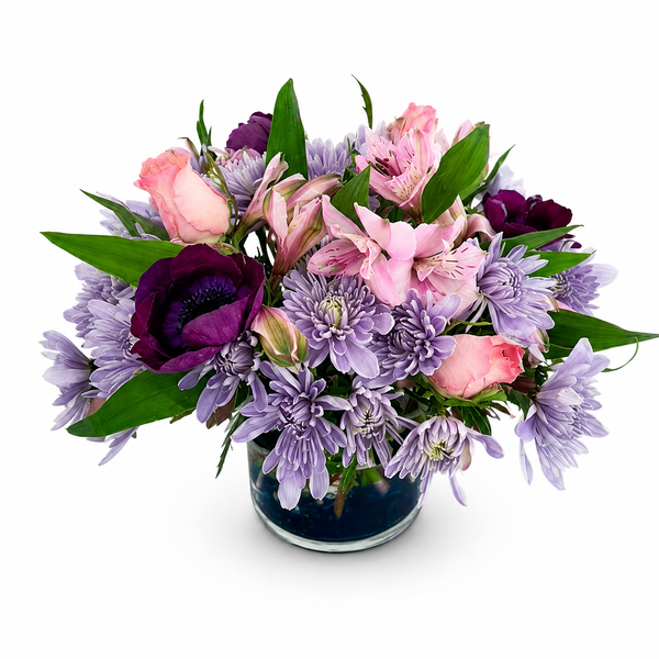 Purple Blues Floral Arrangement