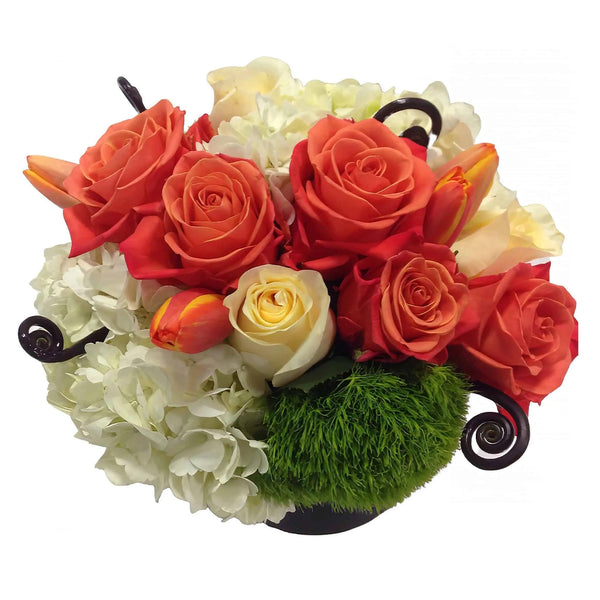 Hook 'Em Flower Arrangement